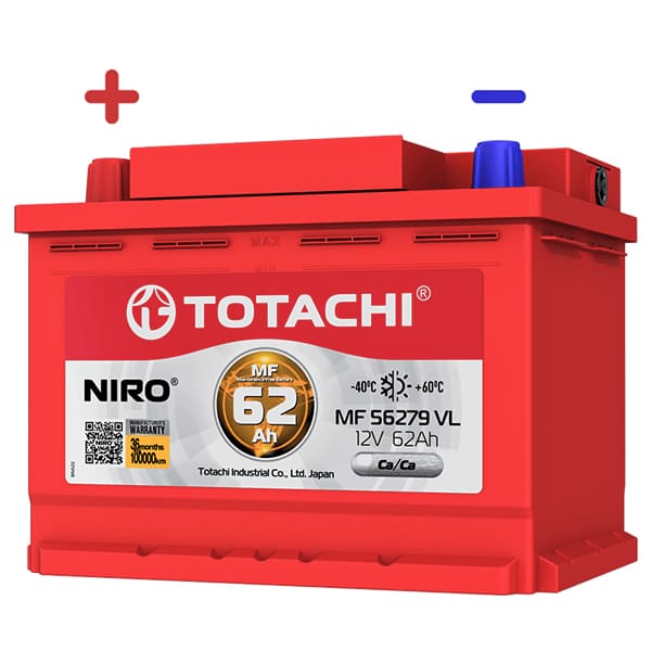 АКБ-6СТ-62 (650А) п/п TOTACHI пр-во Япония  242х175х190 (обслуж)